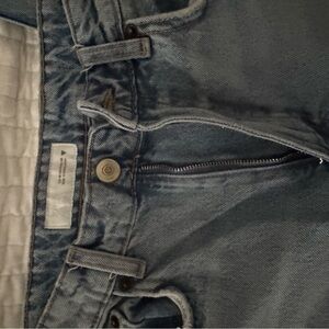 Zara Women's Slim Straight Blue Jeans